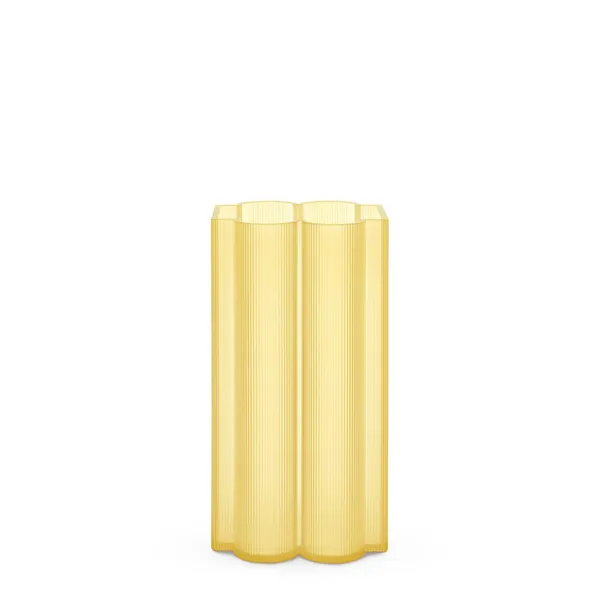 Okra Vase Tall Yellow