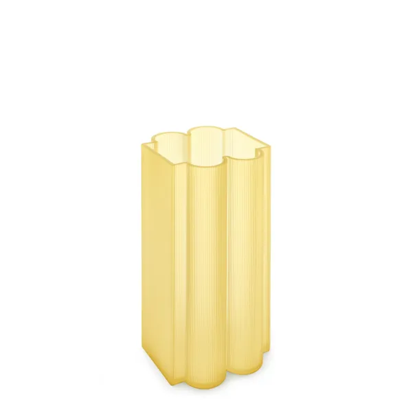 Okra Vase Tall Yellow