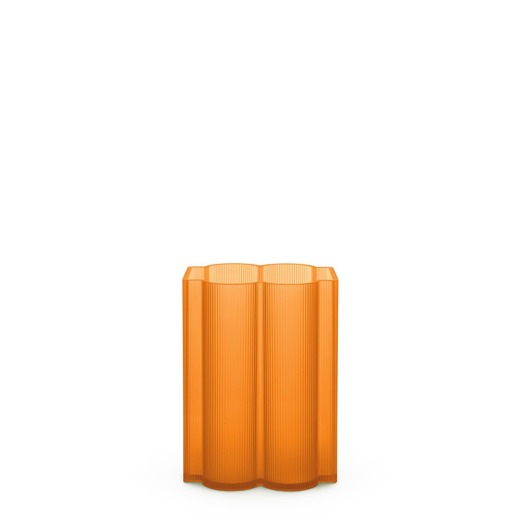 Okra Vase Lav Oransje