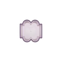 Okra Vase Low Purple