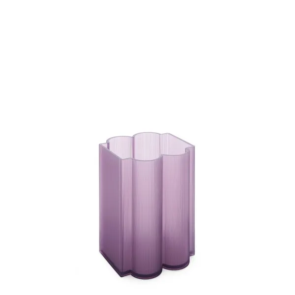 Okra Vase Low Purple