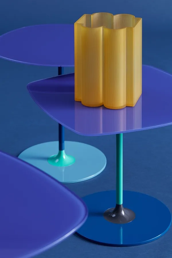 Okra Vase Low Purple