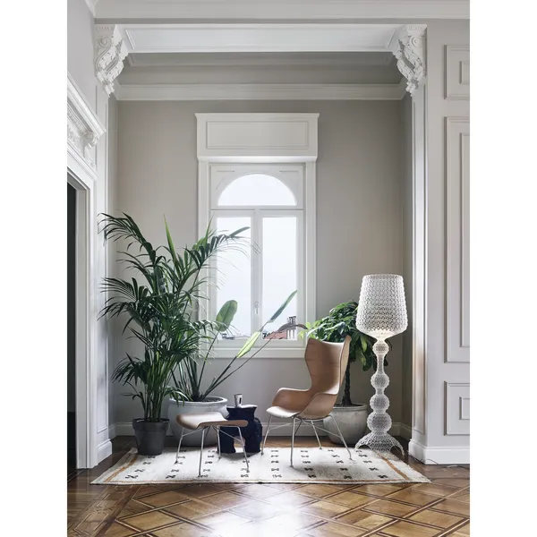 K/Wood Armchair Chrome/ Light Veneer