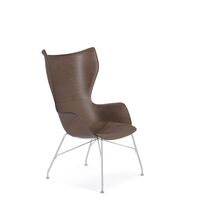 K/Wood Sessel Chrom/ Dunkle Esche