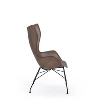 K/Wood Armchair Black/ Dark Ash Wood