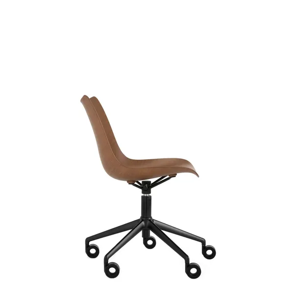 P/Wood Office Chair Black/ Dark Wood