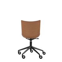 P/Wood Office Chair Black/ Dark Wood