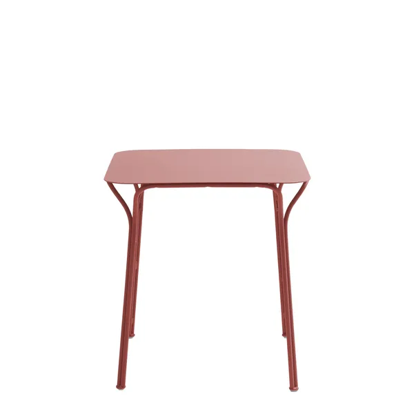 Hiray Outdoor Table Square H72 Rust