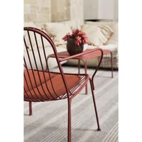 Hiray Outdoor Table Square H72 Rust