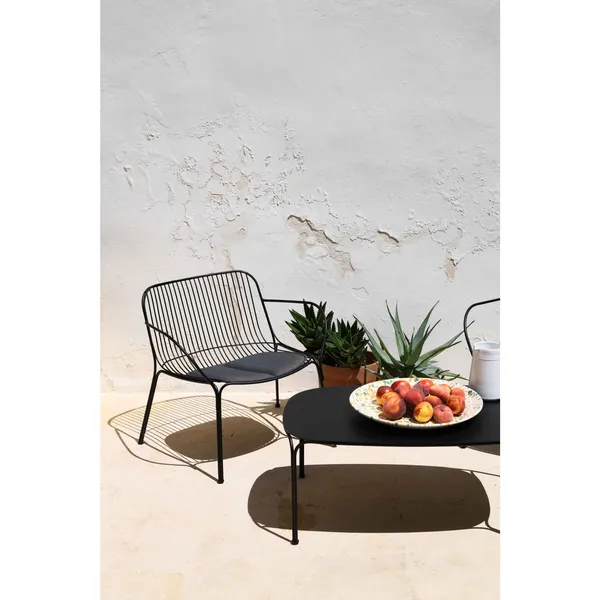 Hiray Outdoor Table Square H72 Rust
