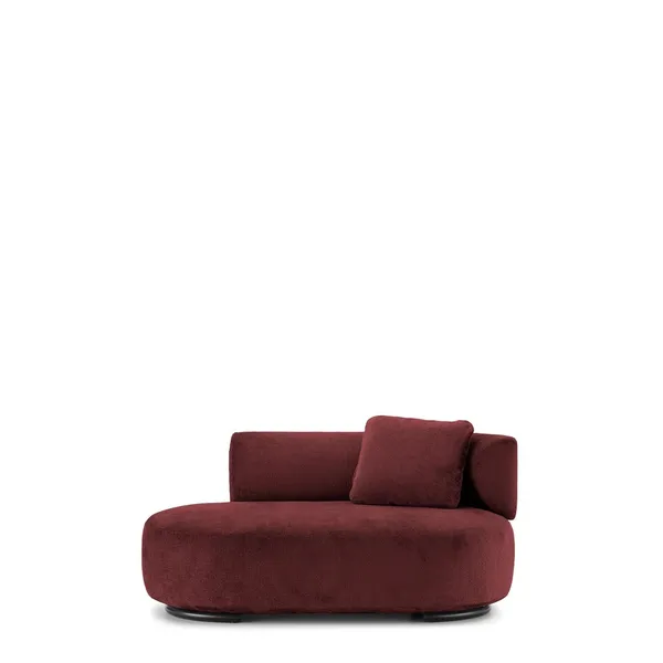 K-Wait Dormeuse Sofa Right Red