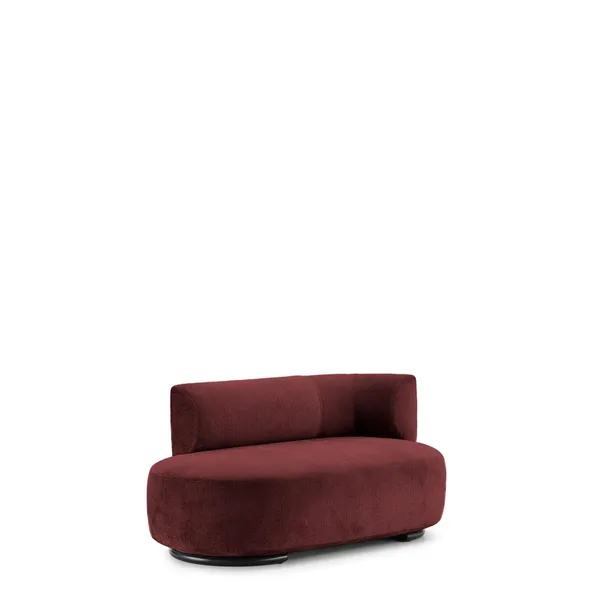 K-Wait Dormeuse Sofa Right Red