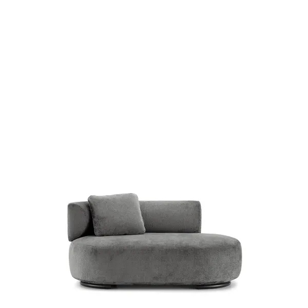 K-Wait Dormeuse Sofa Left Gray