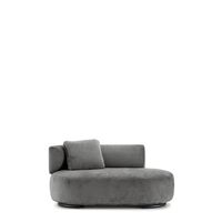K-Wait Dormeuse Sofa Left Gray