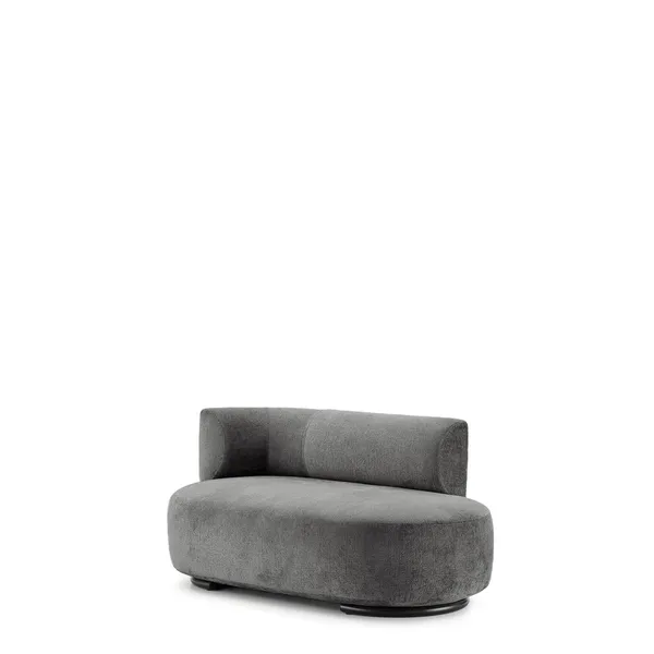 K-Wait Dormeuse Sofa Left Gray