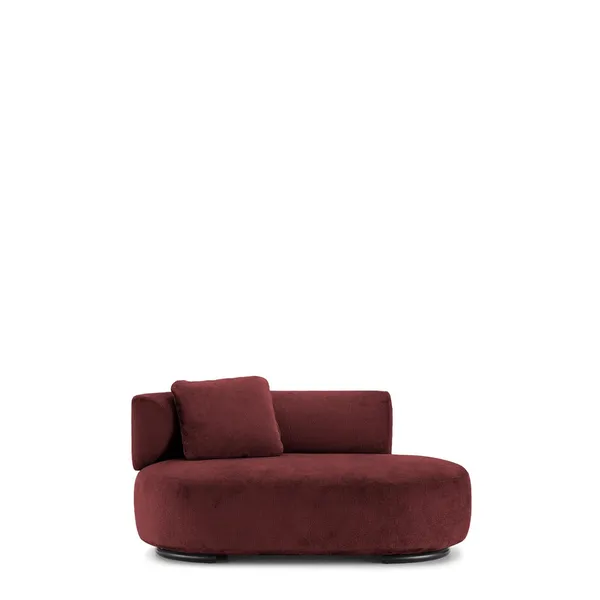 K-Wait Dormeuse Sofa Left Red
