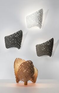 Tea Applique Wandlamp Wit