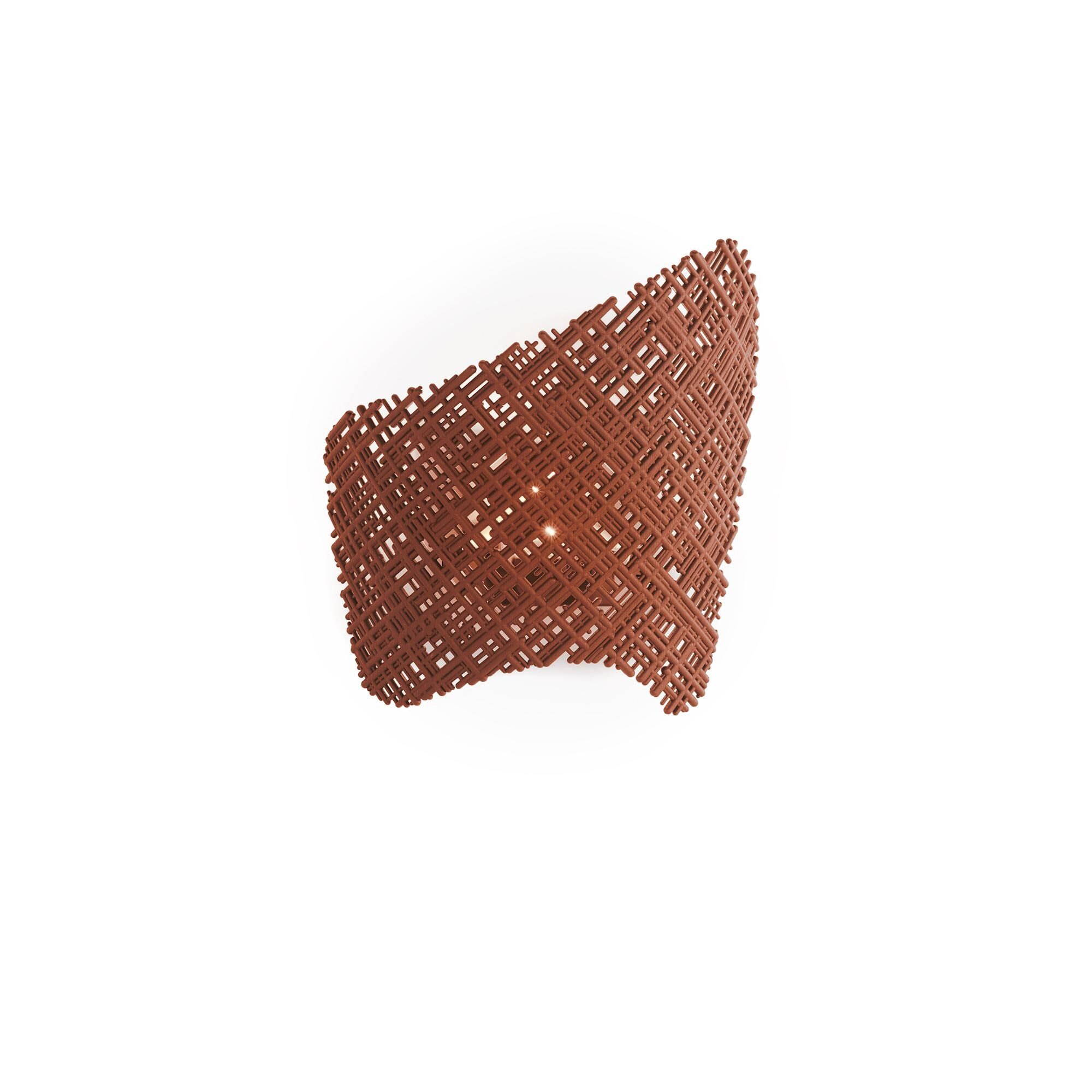 Tea Applique V&auml;gglampa Terracotta