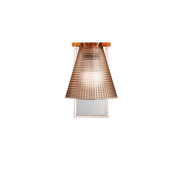 Light-Air Wall Lamp Sculpted Amber