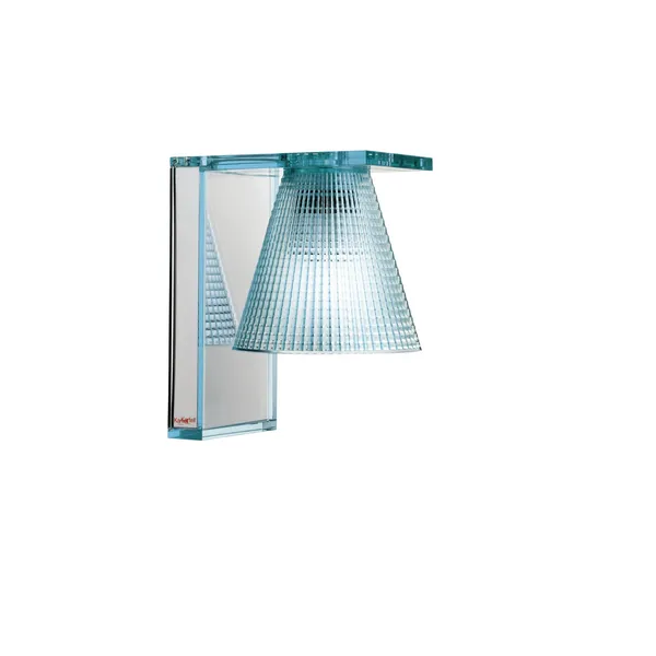 Light-Air Wall Lamp Sculpted Light Blue