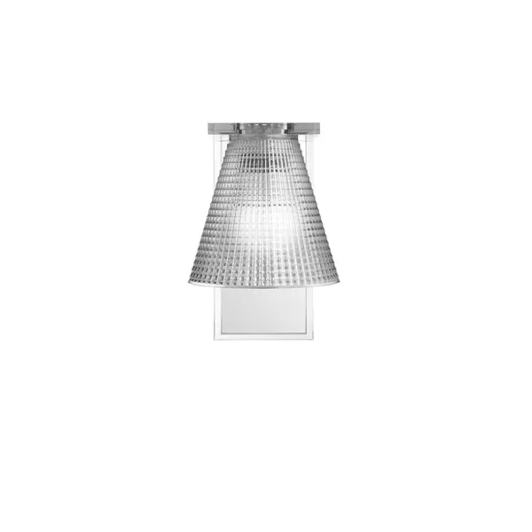 Light-Air Wall Lamp Sculpted Crystal