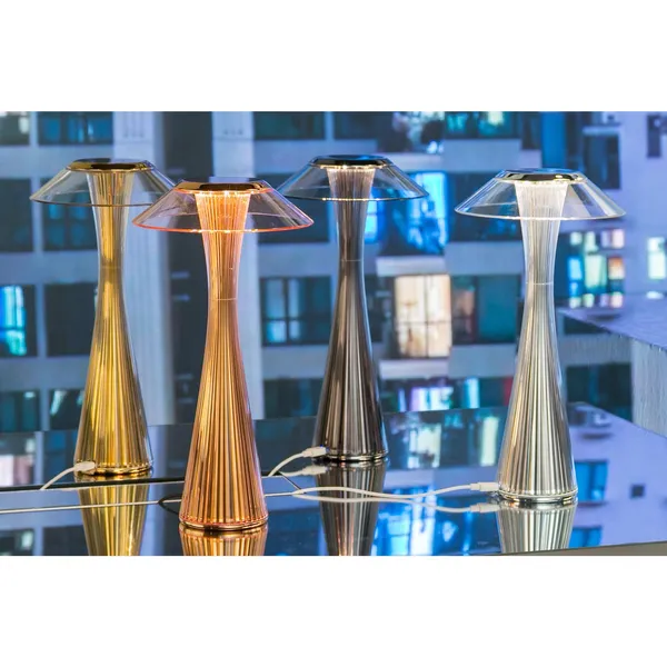 Space Table Lamp Chrome