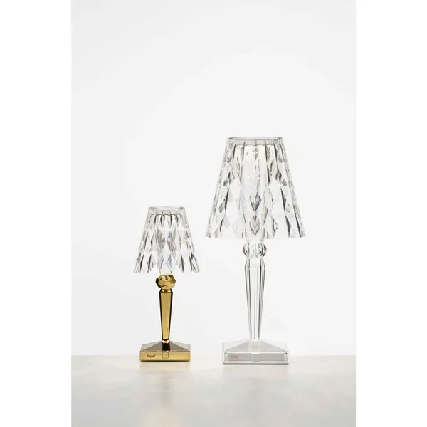 Big Battery Table Lamp Light Blue