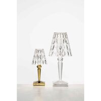 Big Battery Table Lamp Light Blue