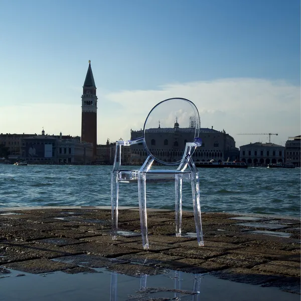Louis Ghost Dining Chair Orange