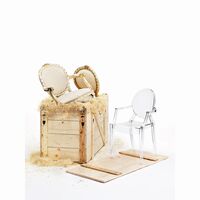 Louis Ghost Dining Chair Orange