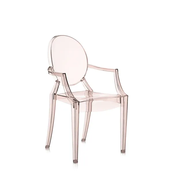 Louis Ghost Dining Chair Orange