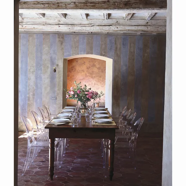 Louis Ghost Dining Chair Green