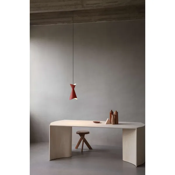 NINOTCHKA 195 Pendelleuchte Rot