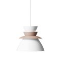Matt white / Taupe