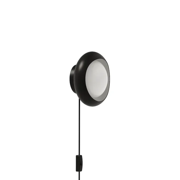 CORNEA 150 Vegglampe Sort/Opal