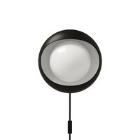 CORNEA 220 Væglampe Sort/Opal