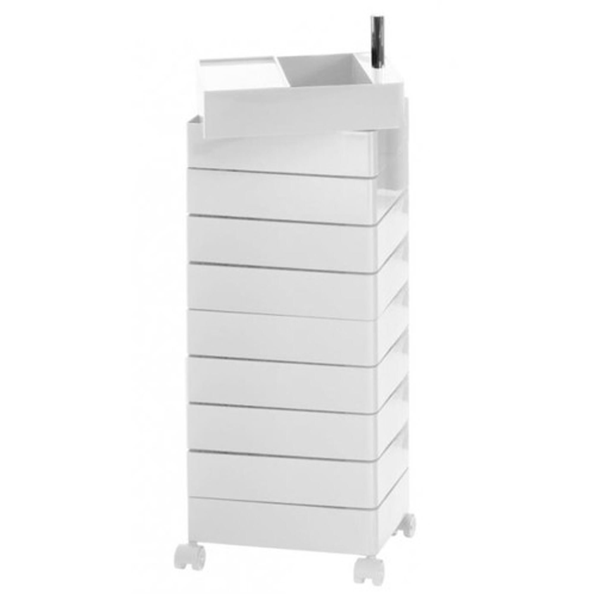 360 Container 10 Rullevogn Hvid