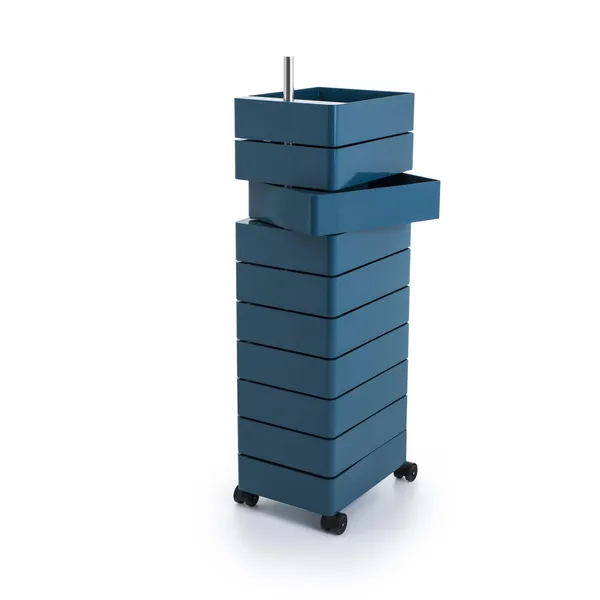 Trolley 360 Container 10 Blu