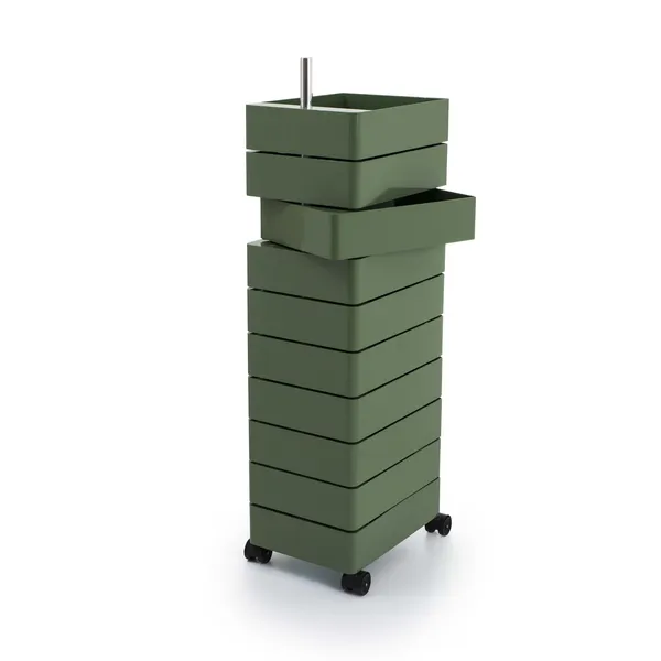 360 Container 10 Trolley Grün
