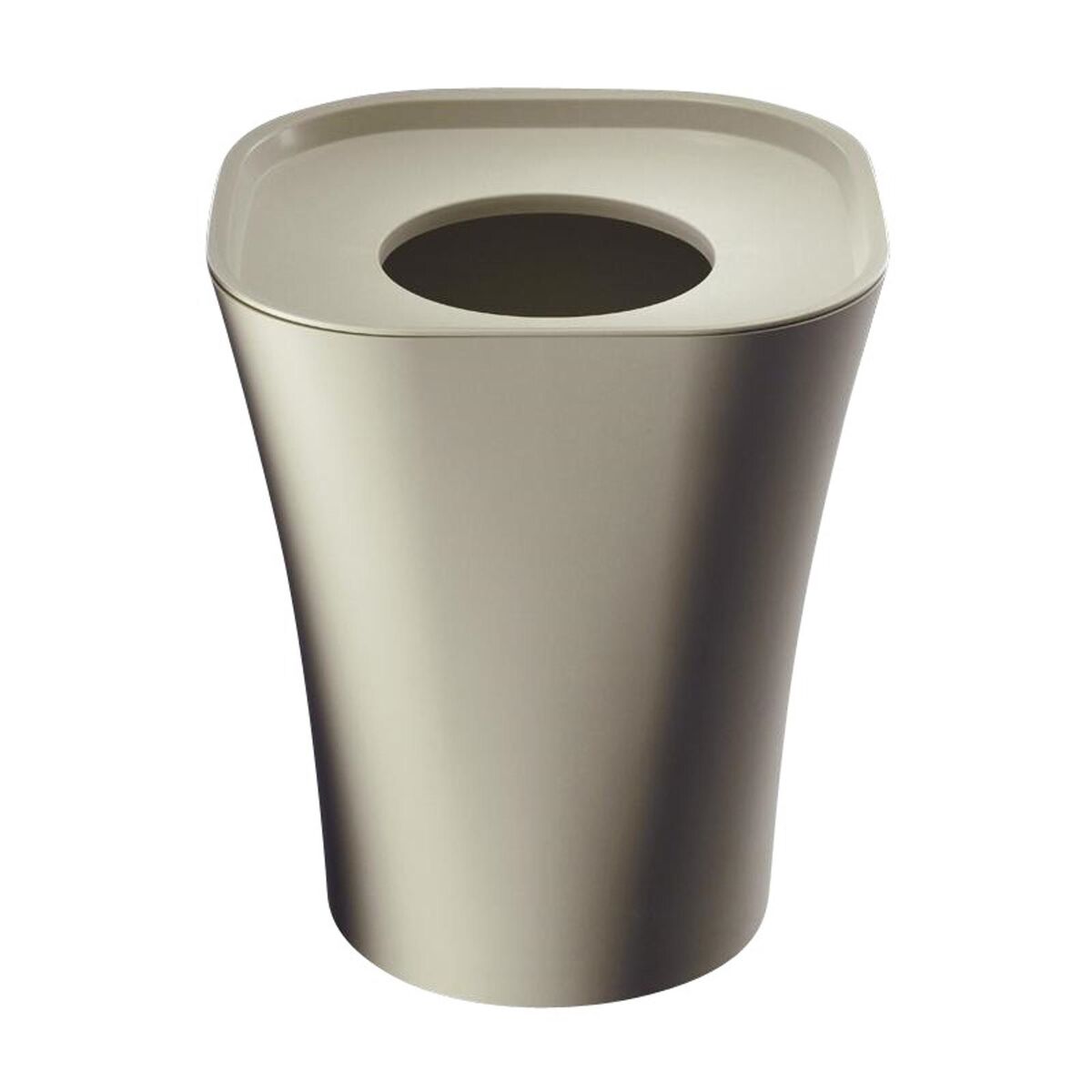 Trash Big Waste Paper Basket Beige