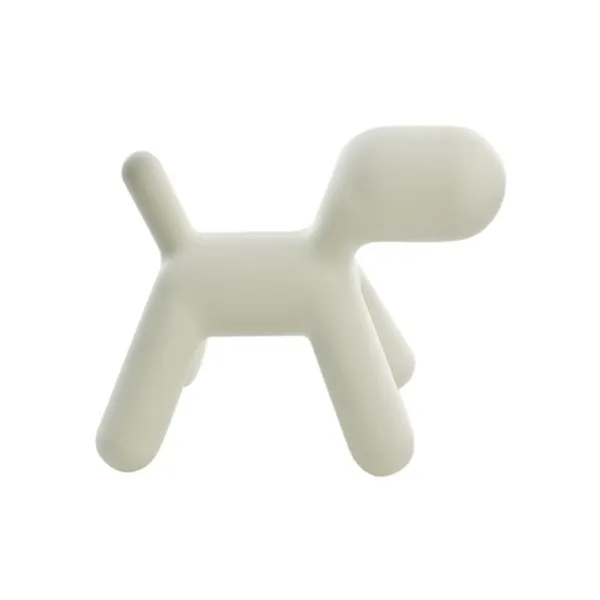 Puppy Abstractdog Stool Small White