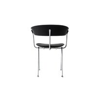 Officina Dining Galvanized/ Black Leather