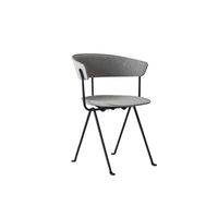 Officina Dining Chair Anthrazit/Quadrat Divina Hellgrau