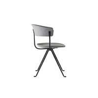 Officina Dining Chair Anthrazit/Quadrat Divina Hellgrau