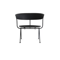 Officina Sessel Anthrazit/ Schwarz Leder