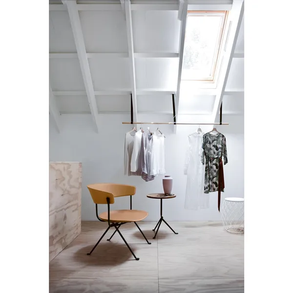 Officina Sessel Anthrazit/ Schwarz Leder