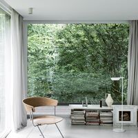 Officina Sessel Anthrazit/ Schwarz Leder