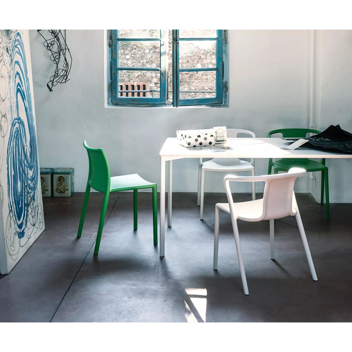 Air-Chair Matstol Svart