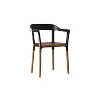 Steelwood Dining Chair Walnut/ Black