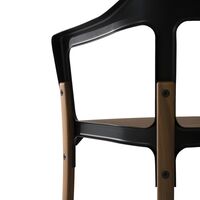 Steelwood Dining Chair Walnut/ Black